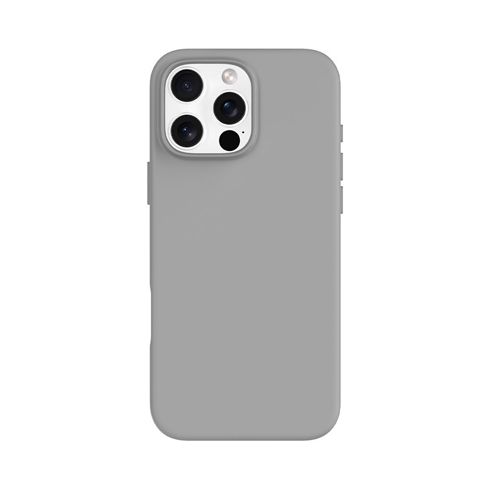 Devia kryt Nature Series Silicone Magnetic Case pre iPhone 16 Pro - Gray White 6942297116436