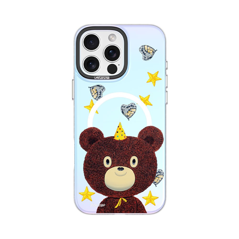 Devia kryt Canvas Series Magnetic Case pre iPhone 16 Pro - Starry Bear 6942297117396