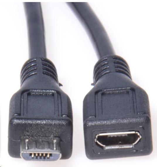 PREMIUMCORD Predlžovací kábel micro USB - micro USB 3 m (M/F) ku2me3f PremiumCord