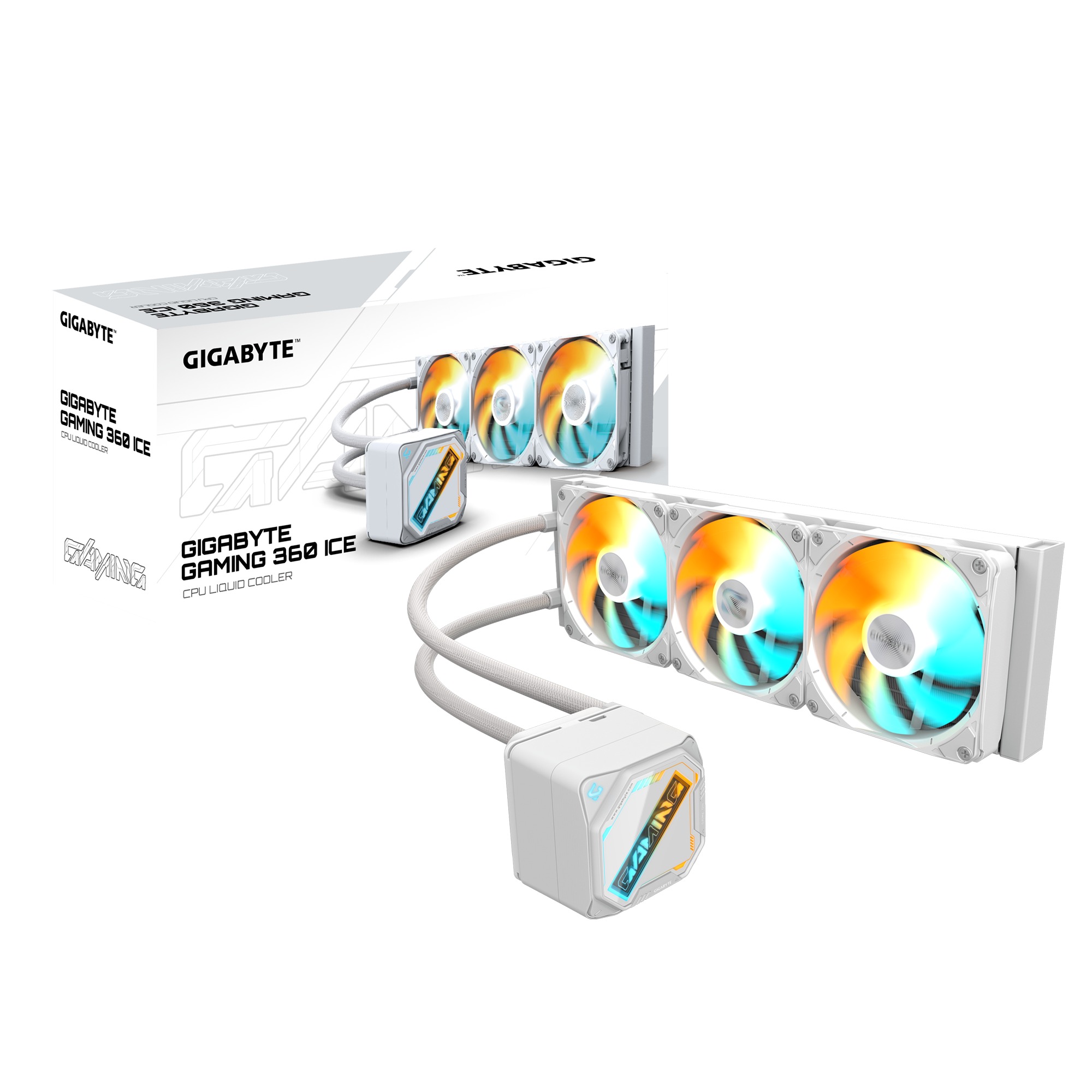 GIGABYTE CPU vodný chladič GAMING 360 ICE GP-GIGABYTE GME 360I Gigabyte