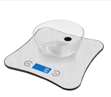 Platinet kuchyňská váha z nerezové oceli s výpočtem živin a aplikací Bluetooth PNKS18