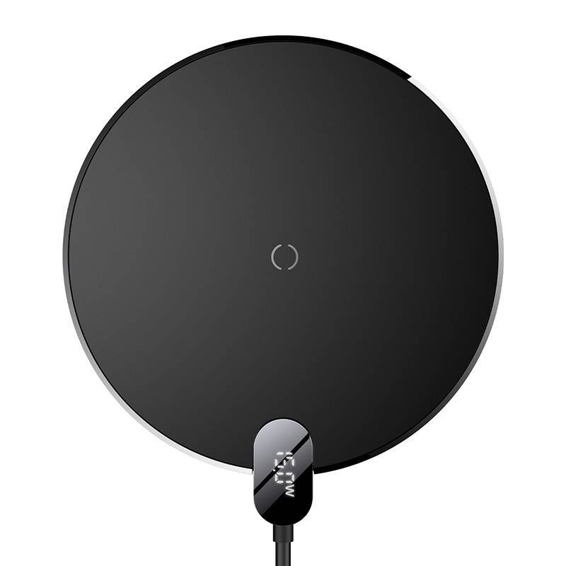 Baseus Digital LED Displej Gen 2 Bezdrôtová Nabíjačka 15W Black 6932172602208 NoName