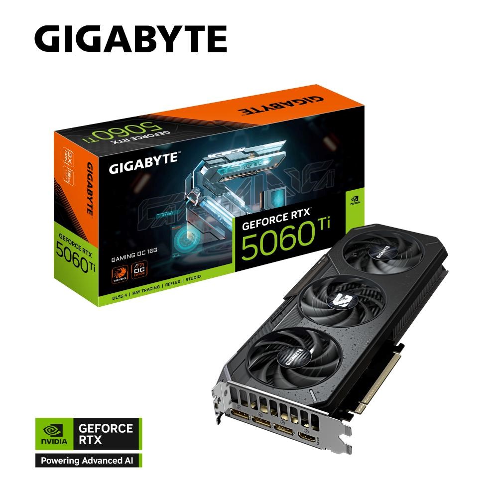 GIGABYTE GeForce RTX 5060 Ti/Gaming/OC/16GB/GDDR7 GV-N506TGAMING OC-16GD Gigabyte