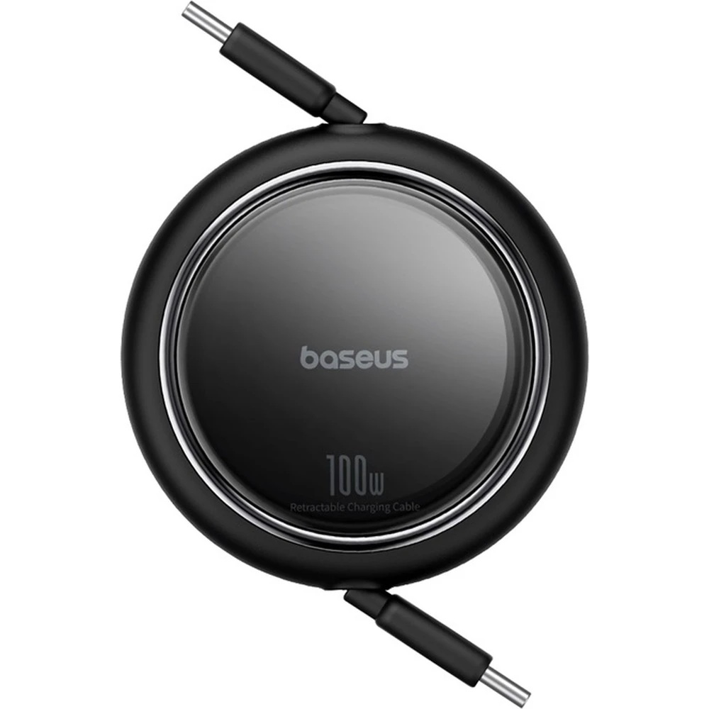 Baseus Dátový kábel Free2Draw mini USB-C/USB-C 1m 100W čierny 6932172647537 NoName