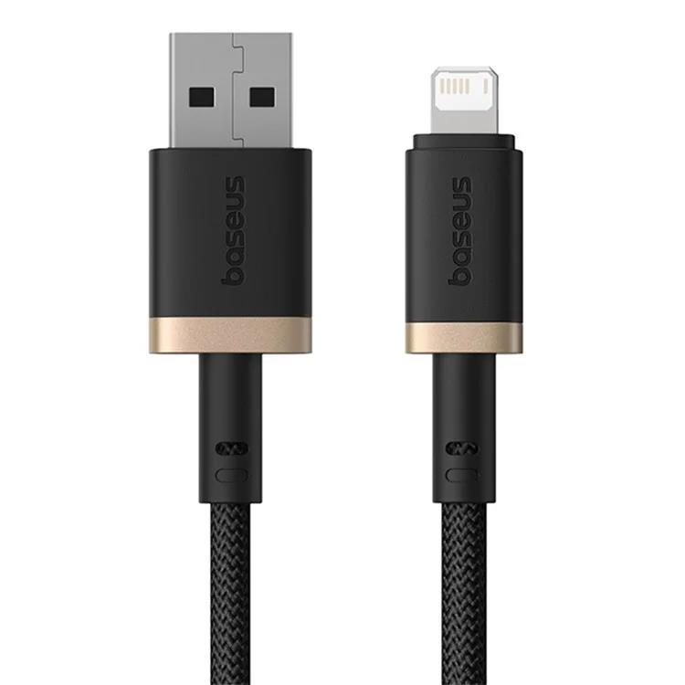 Baseus Rýchlonabíjací kábel Dura USB/Lightning 1m 2.4A čierno zlatý 6932172669850 NoName