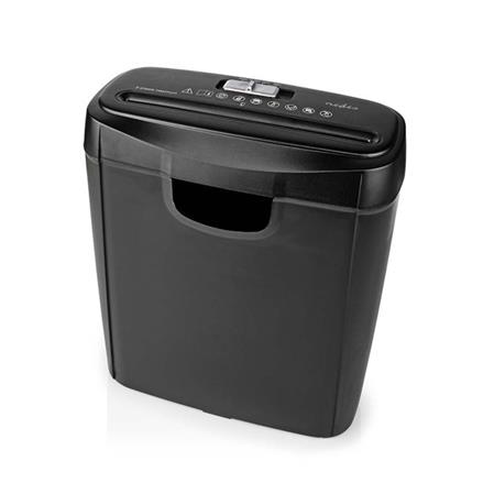 Nedis LAMIA3AT100 - Skartovačka| Pásový střih | 6x stránek A4 | 10 l | Bezpečnostní standard: DIN 2 | 190 W | Černá PASH112BKA4