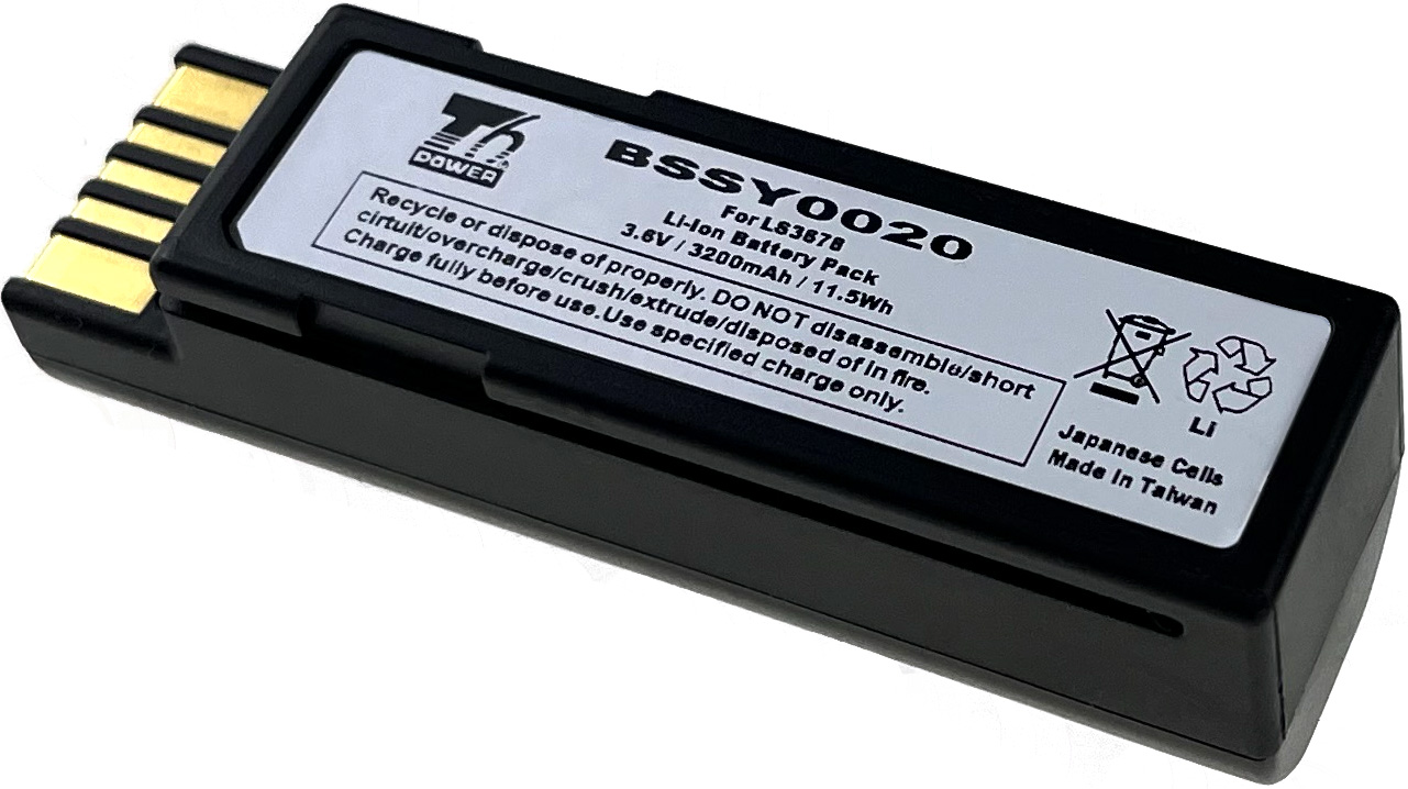 Batéria T6 Power Zebra LI3600, LI3608, LI3678, DS3600, DS3608, DS3678, 3200mAh, 11,5Wh, Li-ion BSSY0020 T6 power
