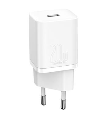 Baseus CCSUP-B02 Super Si Quick Nabíječka USB-C 20W White 6953156230002 NoName