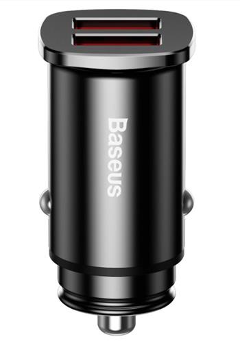 Baseus CCALL-DS01 Square Nabíječka do Auta 2xUSB QC3.0 30W Black 6953156284180 NoName