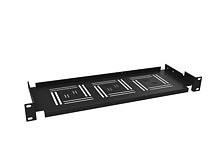 Polica 19'' 150mm ukladacie plato BK úchyt vpredu 80500150 Solarix