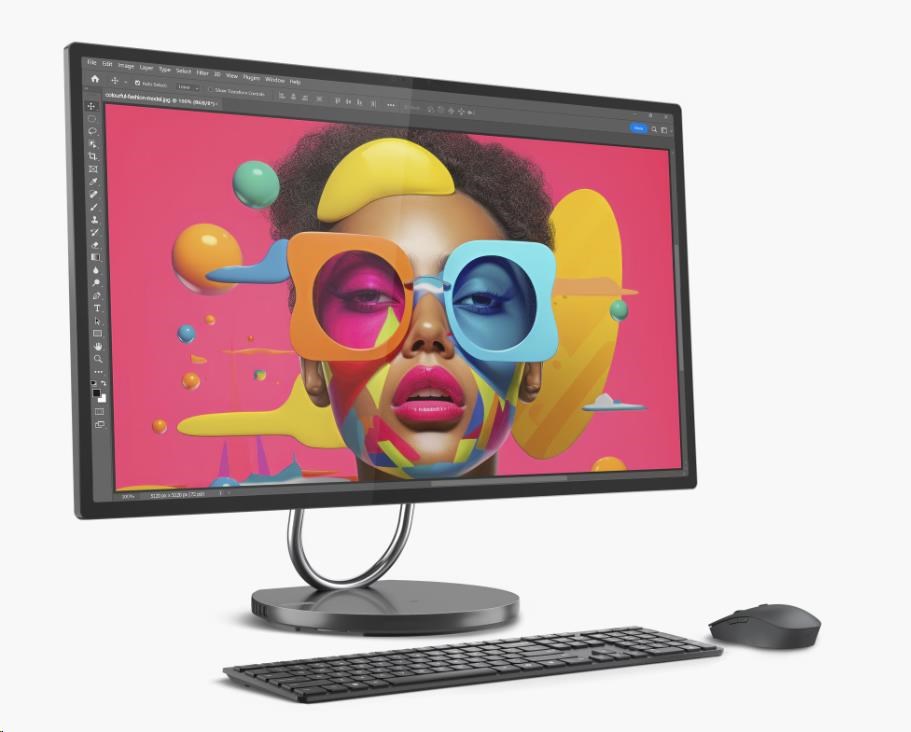 Lenovo Yoga/AIO 32ILL10/31,5''/4K UHD/U7-256V/16GB/1TB/Arc Xe/W11H/Sivá/3ROn-Site F0HX000FCK