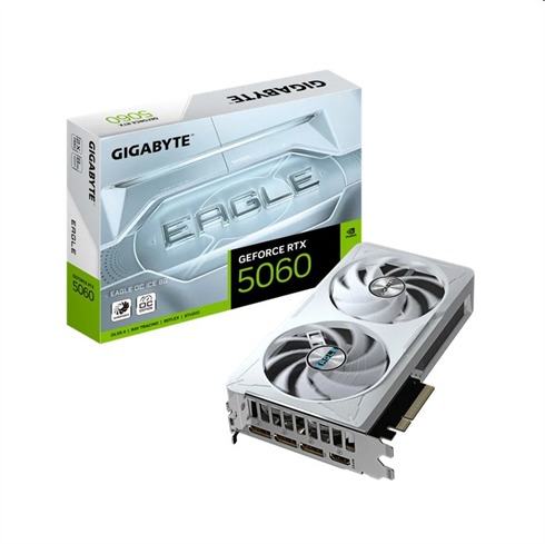 GIGABYTE GeForce RTX 5060 EAGLE ICE/OC/8GB/GDDR7 GV-N5060EAGLEOC ICE-8GD Gigabyte