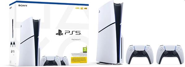 Sony PS5 (VERZIA SLIM) + DualSense Wireless Controllers CFI-2016A01Y_DualSense