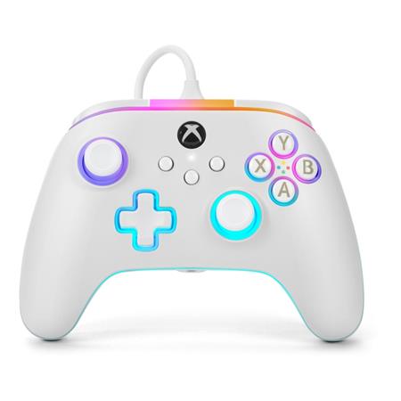 PowerA Advantage Kabelový ovladač pro Xbox Series X|S s technologií Lumectra - Bílá XBGP0178-01