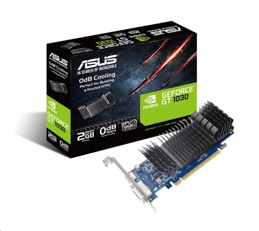 ASUS VGA NVIDIA GeForce GT 1030 2GB GDDR5, GT 1030, 2GB GDDR5, 1xHDMI 90YV0AT0-M0NA00 Asus