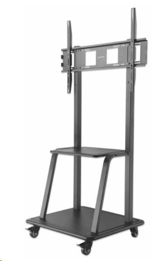Manhattan univerzální TV vozík, Universal Heavy Duty TV Cart, 37" až 100" TV, černá 461665