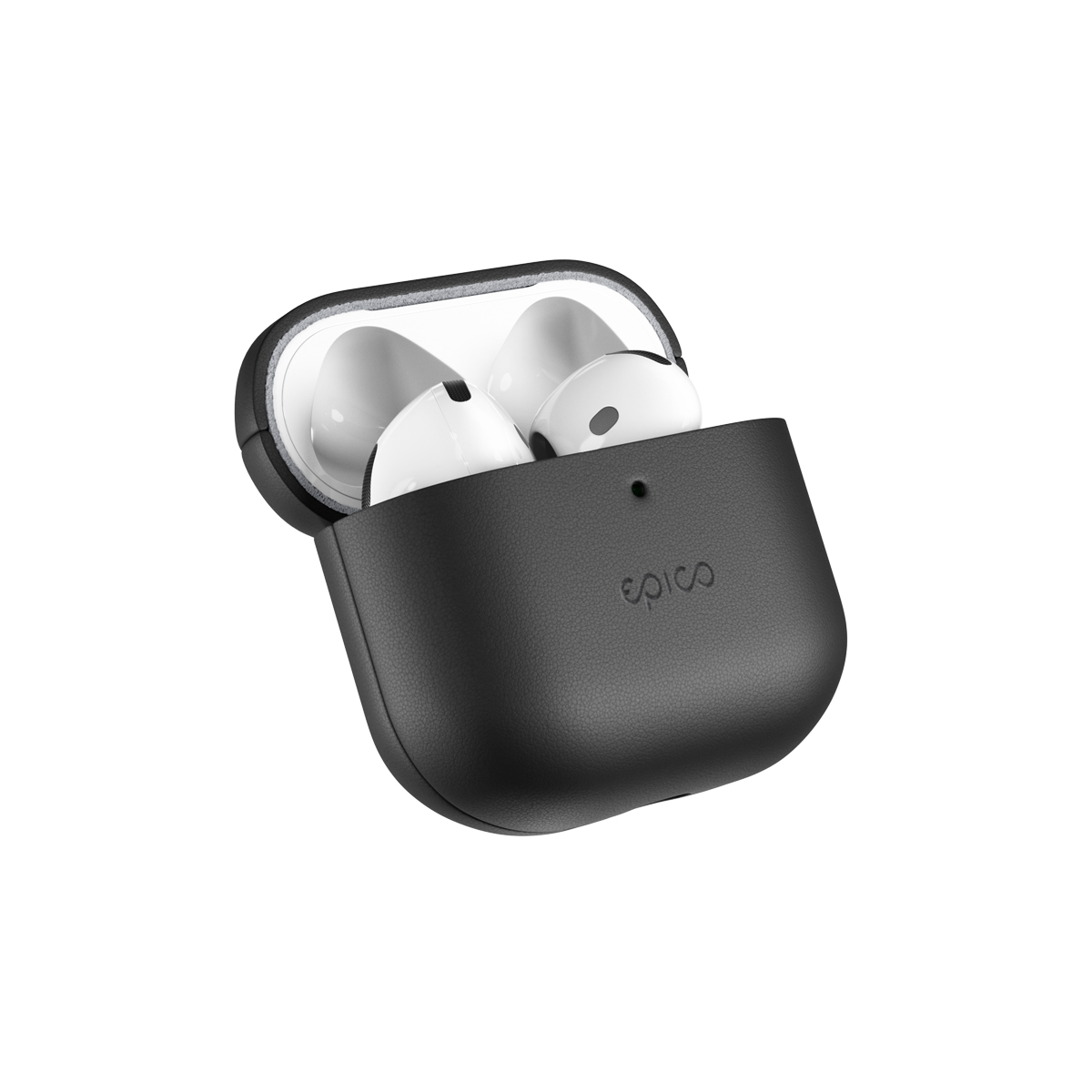 Epico kožené púzdro pre AirPods 4/4 s ANC - čierna 9911131300045
