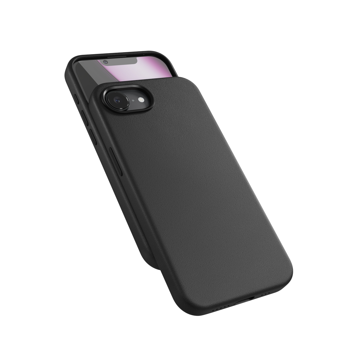 Epico Mag+ kožený kryt iPhone 16e - čierna 93610131300001