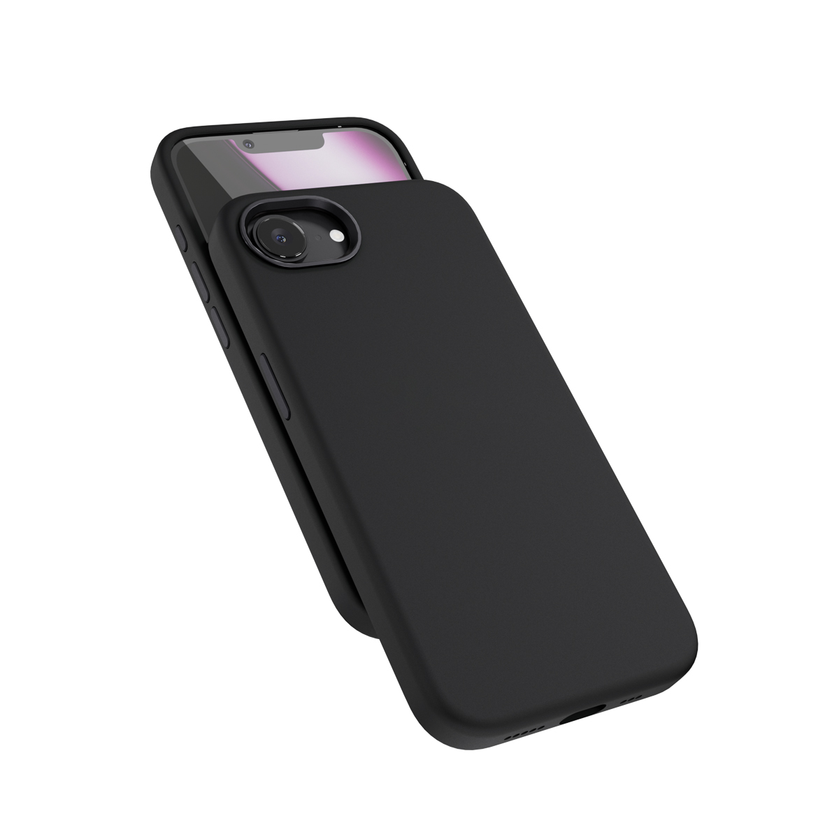 Epico Mag+ Silicone Pro kryt iPhone 16e - čierna 93610101300004