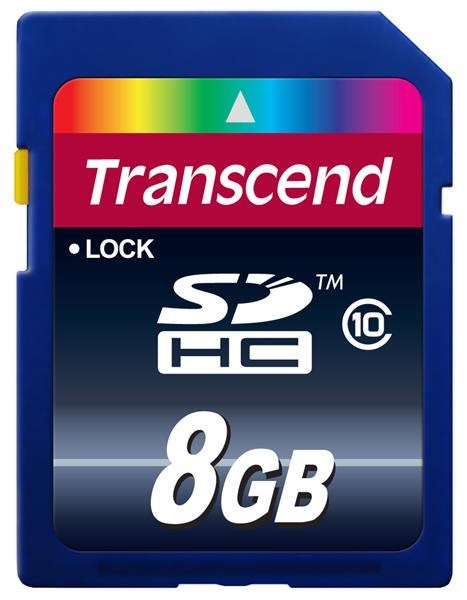 Karta TRANSCEND SDHC 8 GB Premium, trieda 10 TS8GSDHC10 Transcend
