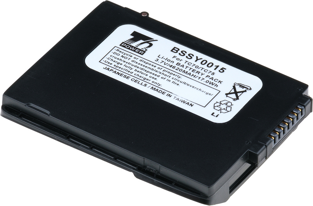 Baterie T6 Power Symbol Zebra Motorola TC70, TC75, TC700, TC70x, TC75x, 4620mAh, 17Wh, Li-ion BSSY0015 T6 power