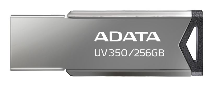 ADATA UV350/256GB/USB 3.2/USB-A/Strieborná AUV350-256G-RBK