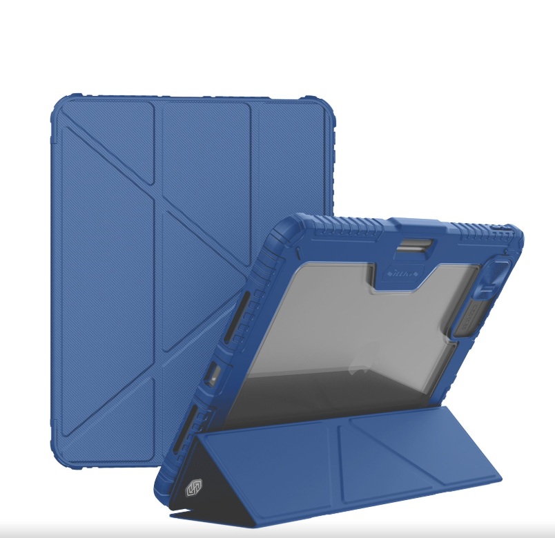 Nillkin Bumper PRO Protective Stand Case Multi-angle pre iPad Pro 11 2024 Sapphire Blue 6902048279186