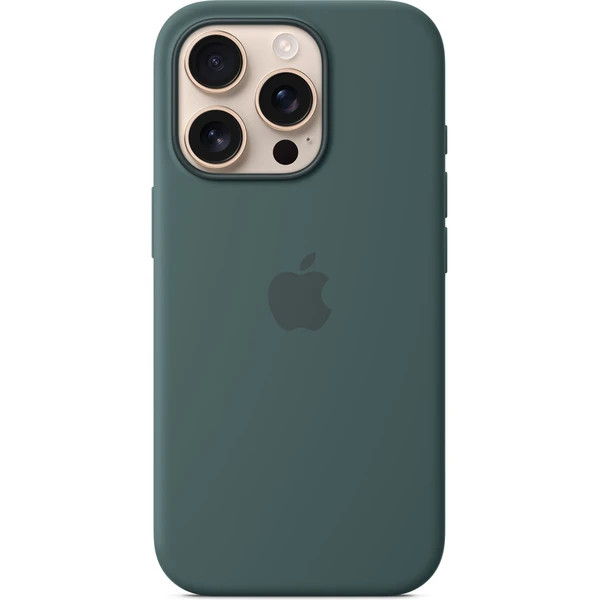 iPhone 16 Pro Silicone Case with MS - Lake Green MYYR3ZM-A Apple