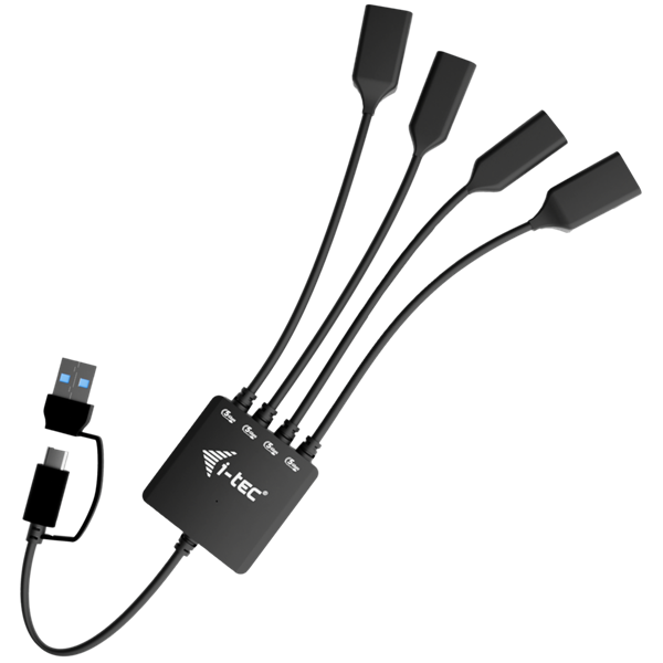 i-tec USB-C/USB-A Cable HUB 4 port (2x USB-C, 2x USB-A) CACBLHUB2A2C I-Tec