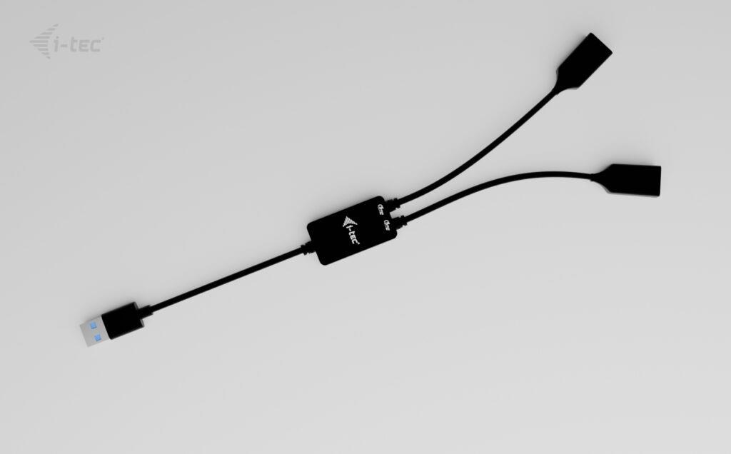 i-tec USB-A Cable HUB 2 port (2x USB-A) U3CBLHUB2A I-Tec