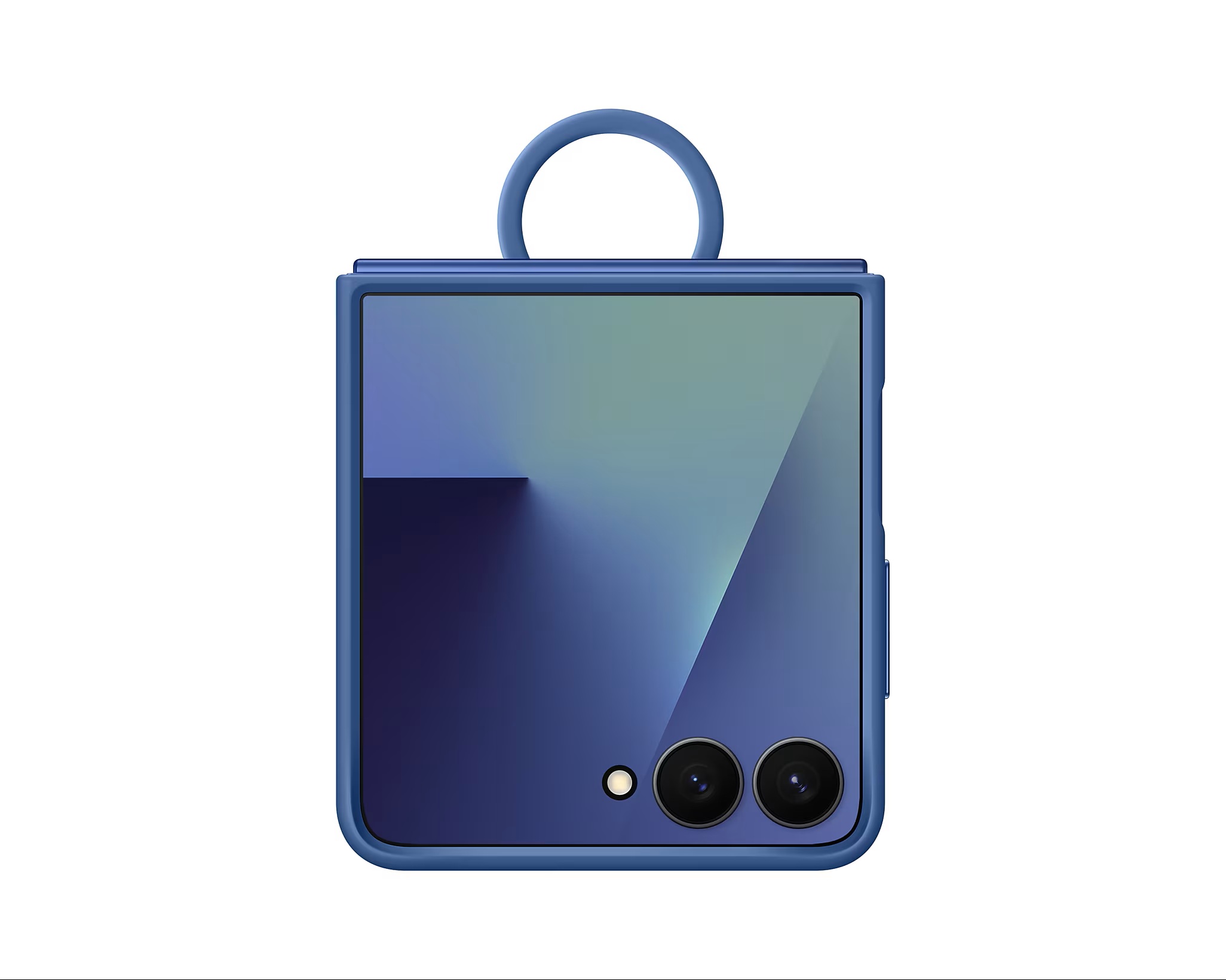 Samsung Zadný kryt s držiakom na prst Flip7 Blue EF-PF766TNEGWW