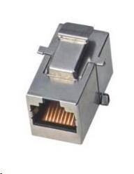 Keystone spojka Cat6, STP, RJ45/RJ45, stříbrný LX8402B-C6-STP OEM