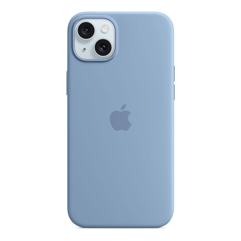 iPhone 15 Plus Silicone Case with MagSafe - Winter Blue MT193ZM-A Apple