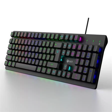 Herná klávesnica C-TECH Riven (GKB-16), RGB, USB C-Tech