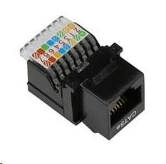 OEM Keystone Cat5E, UTP, samorezný, čierny KEY-UTPZ-C5E-BK LYNX CS