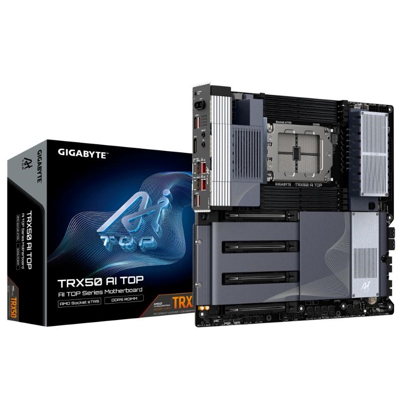 GIGABYTE MB Sc sTR5 TRX50 AI TOP, AMD TRX50, 8xDDR5, WI-FI, E-ATX Gigabyte