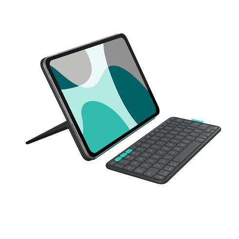 Logitech FLIP FOLIO pre iPad Pro 11"(M4), iPad Air 11"(M2+M3), iPad Air (5.gen.), US , grafitová 920-013403