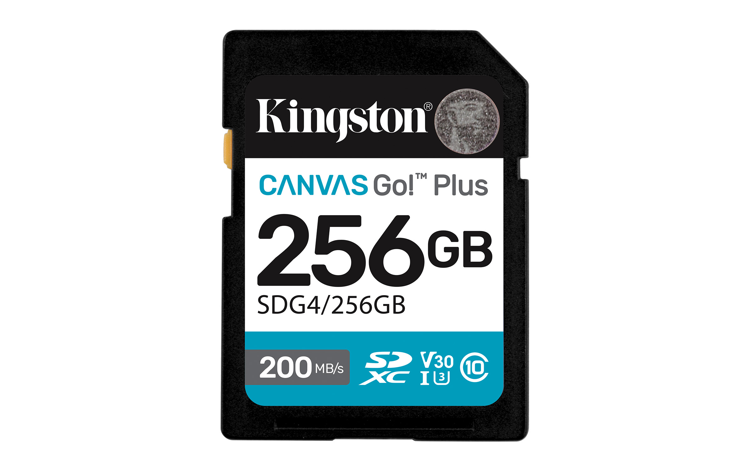 Kingston Canvas Go Plus/SDXC/256 GB/UHS-I U3 / Class 10 SDG4-256GB