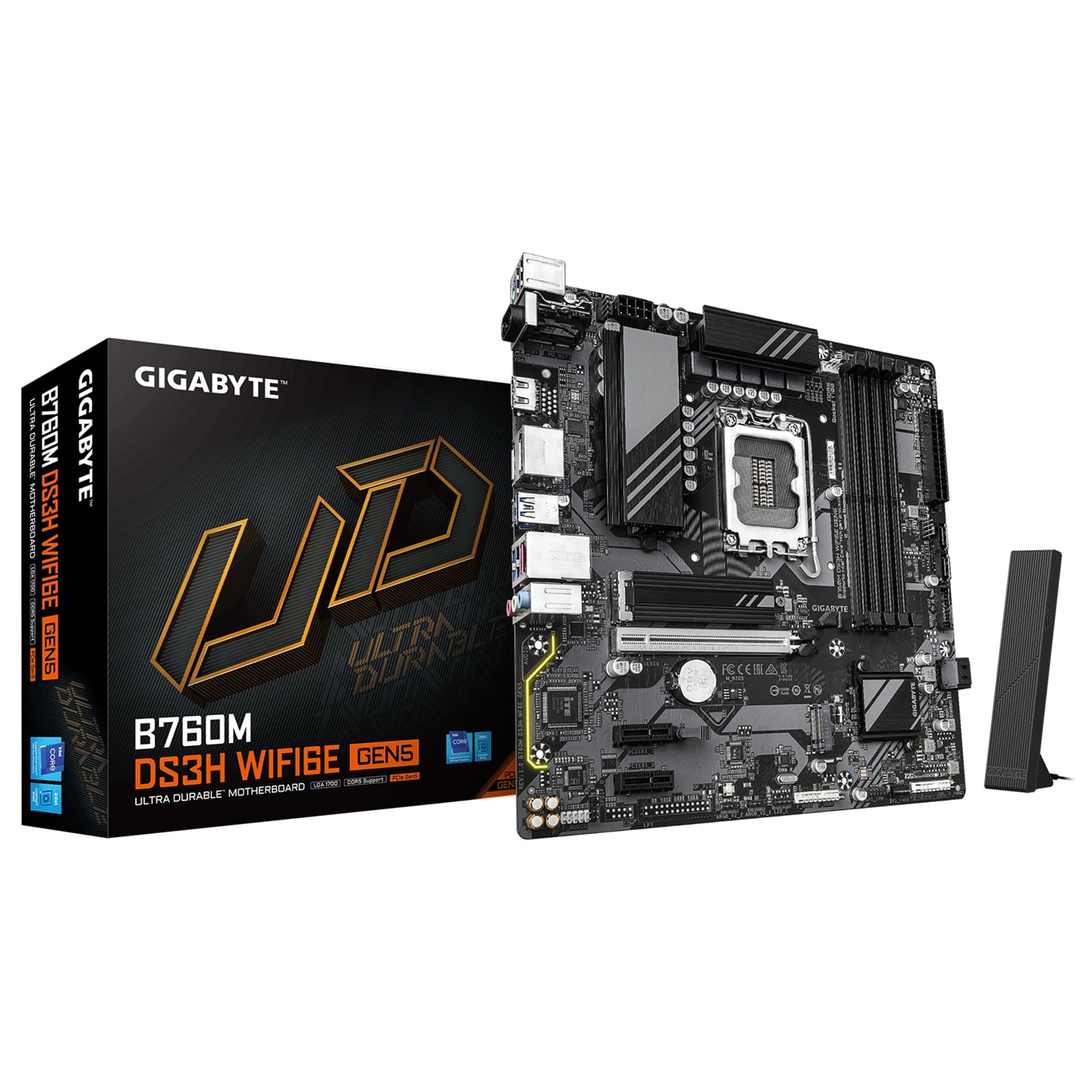 GIGABYTE B760M DS3H WIFI6E GEN5/LGA 1700/mATX B760M DS3H WF6E GEN5 Gigabyte