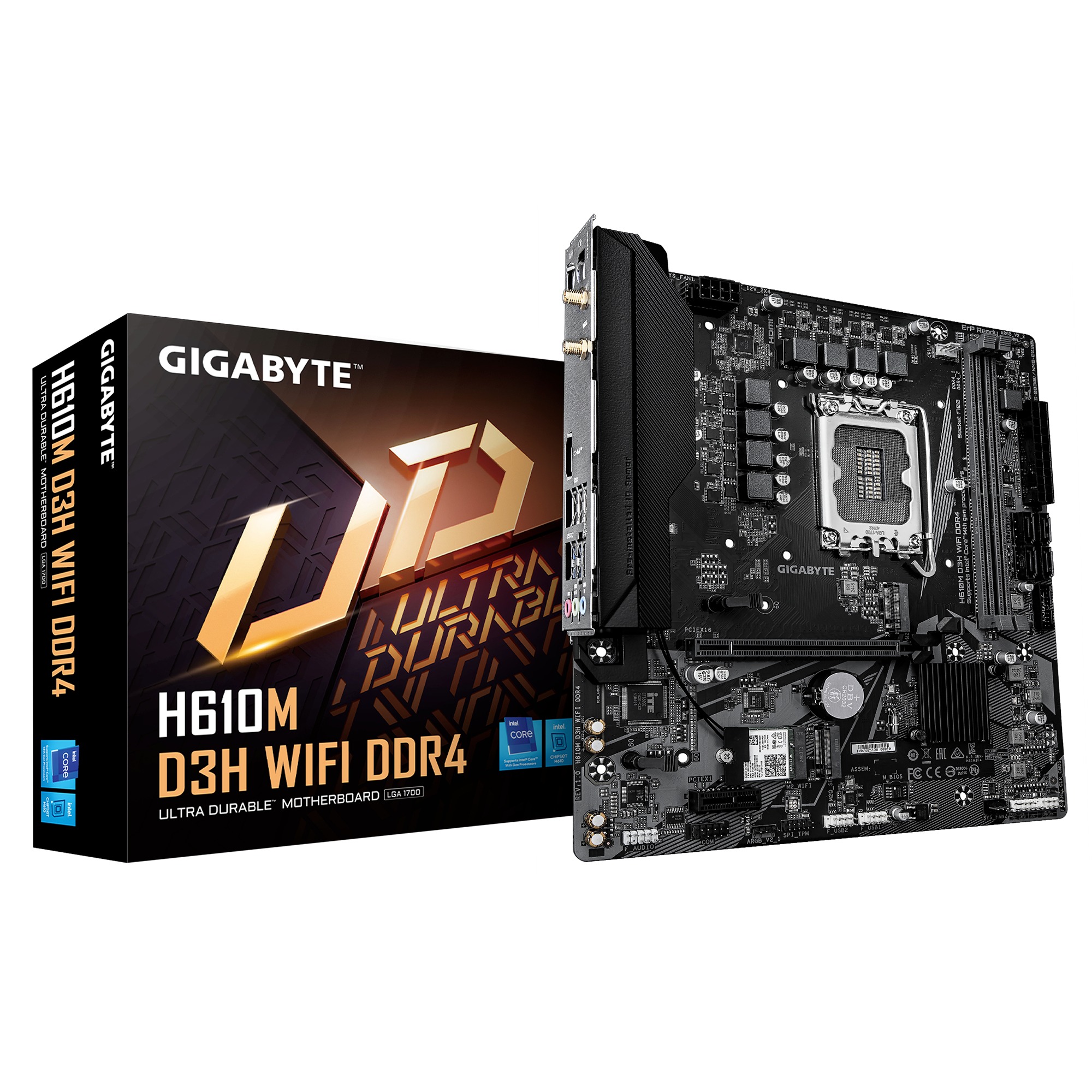 GIGABYTE H610M D3H WIFI DDR4/LGA 1700/mATX Gigabyte