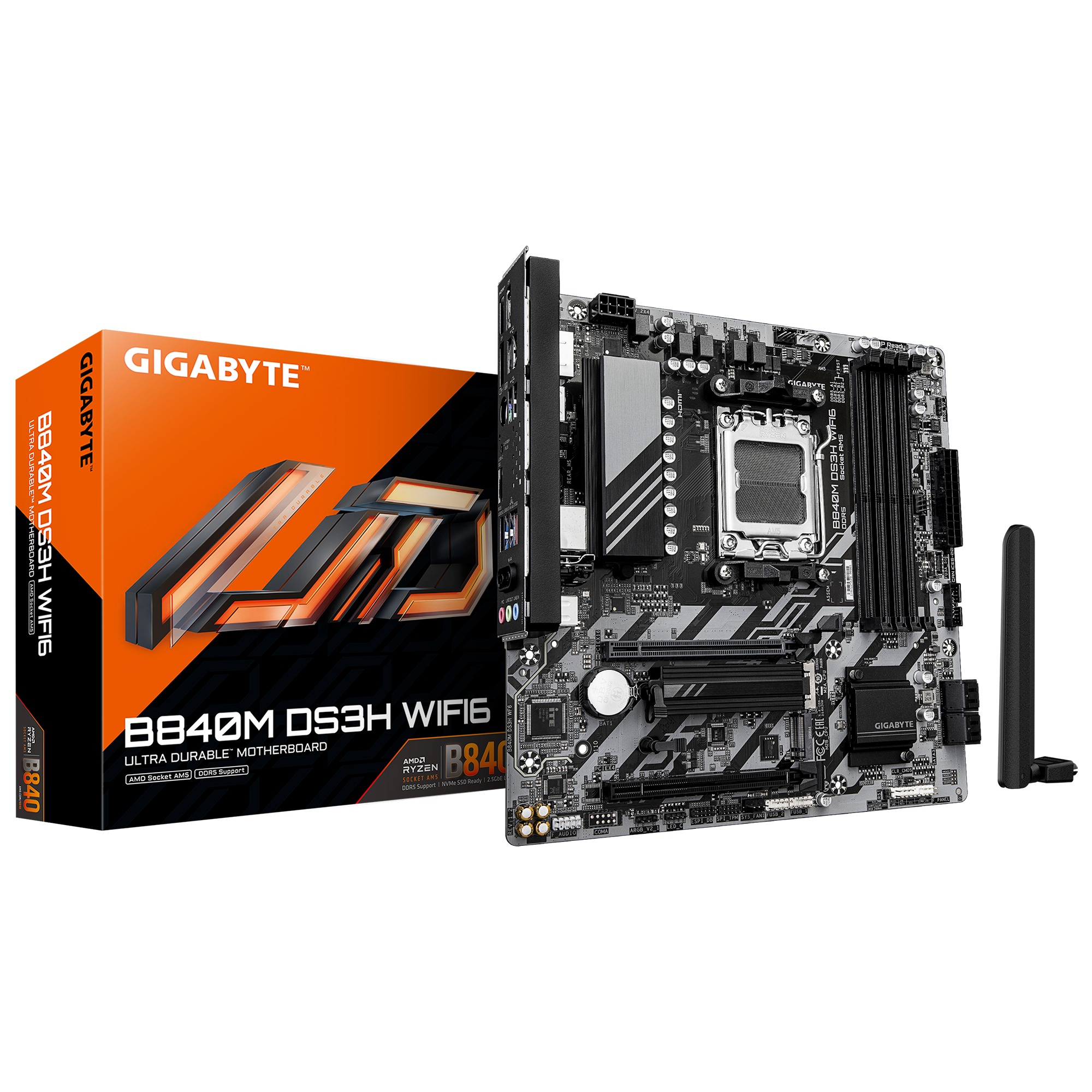 GIGABYTE B840M DS3H WIFI6/AM5/mATX B840M DS3H WF6 Gigabyte