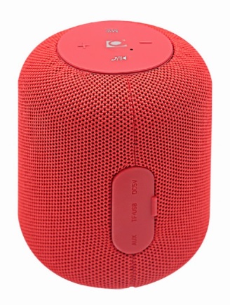 GEMBIRD Přenosný Bluetooth reproduktor červený SPK-BT-15-R Gembird