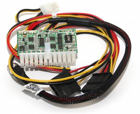 Eurocase menič napätia DC/DC (in 12V/out ATX) 150W pico PSU - mini, 24pin, 4pin, molex, 2xSATA DC12V-DC-ATX-PICO-150W