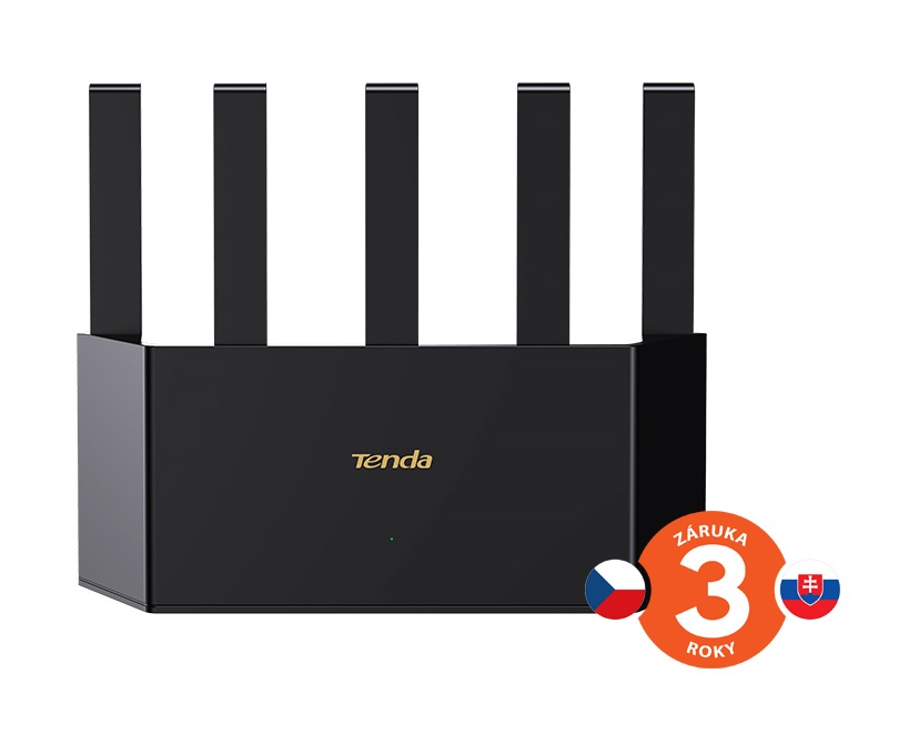Tenda TE3L BE3600 WiFi 7 Mesh Router, 3570 Mb/s, 3x GWAN/GLAN, IPv6, VPN, WPA3, Wi-Fi+, CZ app 75012031