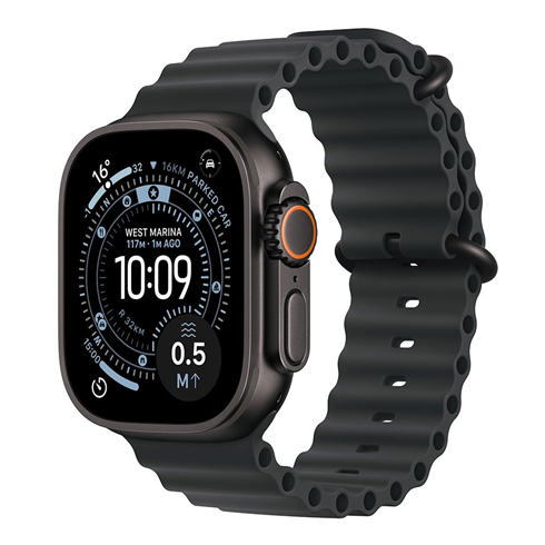 Apple Watch Ultra 3 GPS + Cellular 49mm Black Titanium Case with Black Ocean Band MF0J4QC-A