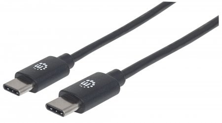 MANHATTAN vysokorýchlostný kábel USB-C, samec typu C na samec typu C, 3 m, čierny 354882 Manhattan