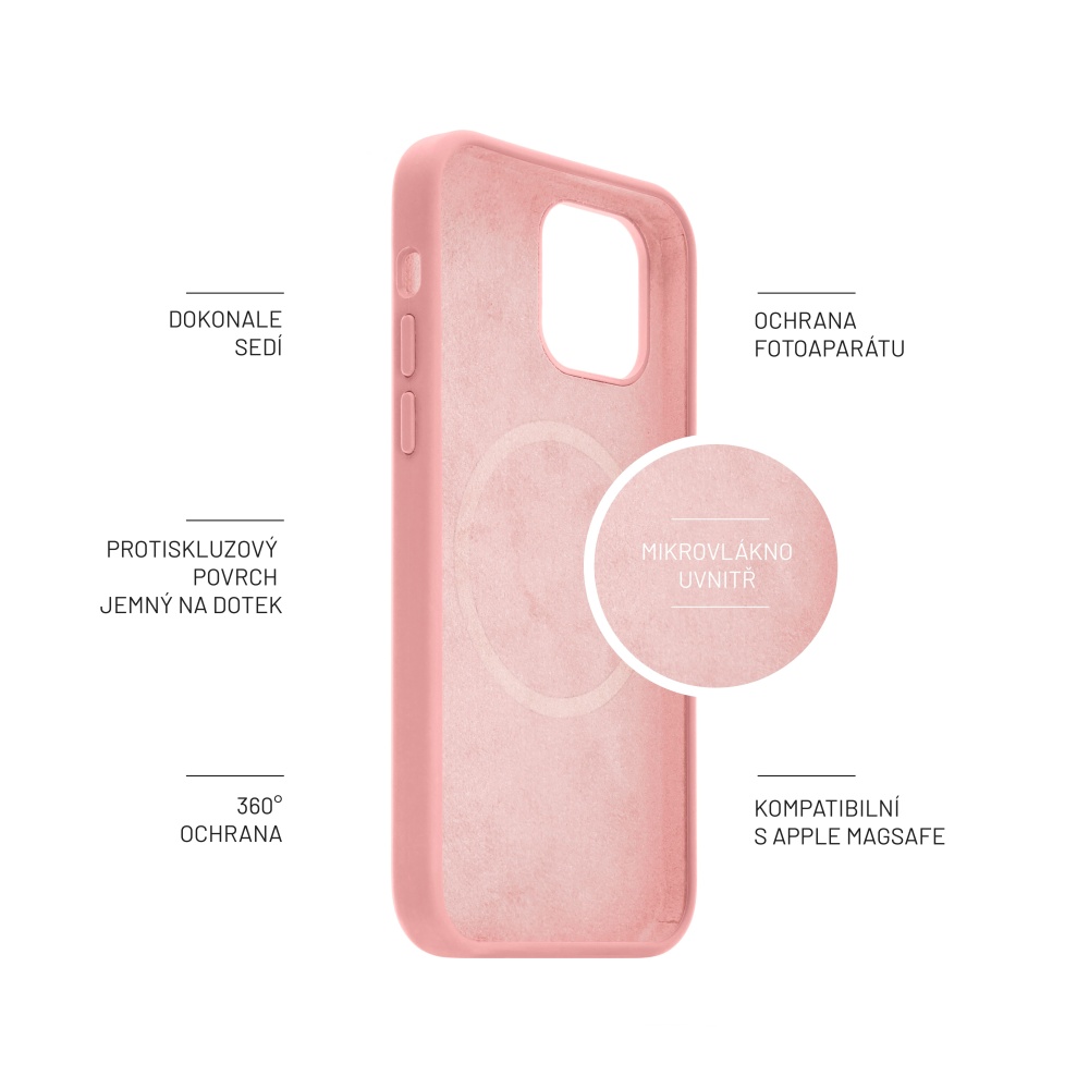 FIXED MagFlow Apple iPhone 14+, ružový FIXFLM-929-PI Fixed