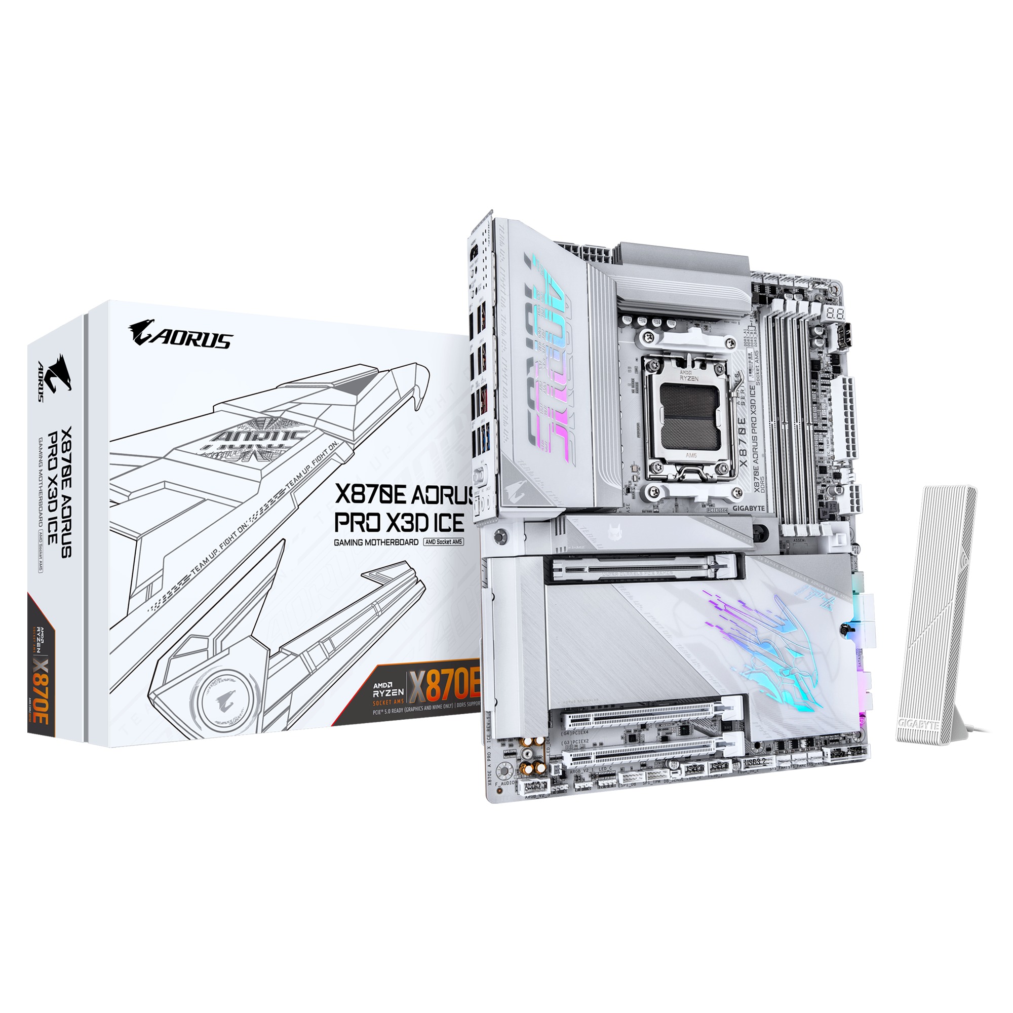 GIGABYTE X870E AORUS PRE X3D ICE/AM5/ATX X870E A PRO X ICE Gigabyte