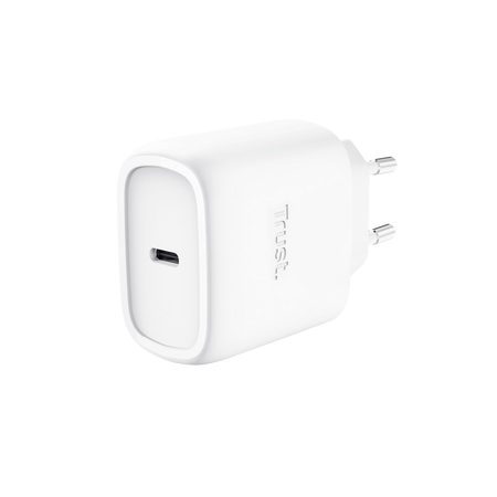TRUST GaN Nabíječka MAXO 45W, USB-C, bílá 25522 Trust