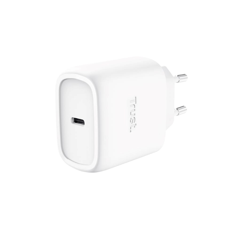 TRUST GaN Nabíječka MAXO 45W, USB-C, bílá 25522 Trust